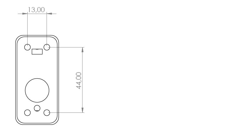 SMB-S001(LED)-rdgn kisméretű fém nyomógomb, piros-zöld led méretei2